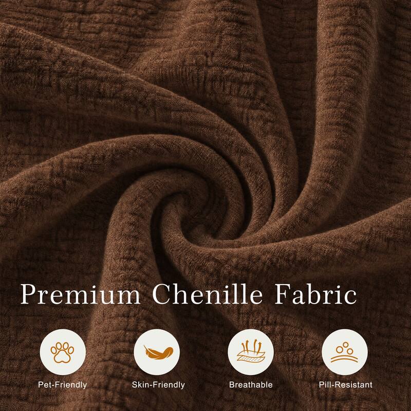 Premium Chenille Fabric

- Pet-Friendly
- Skin-Friendly
- Breathable
- Pill-Resistant