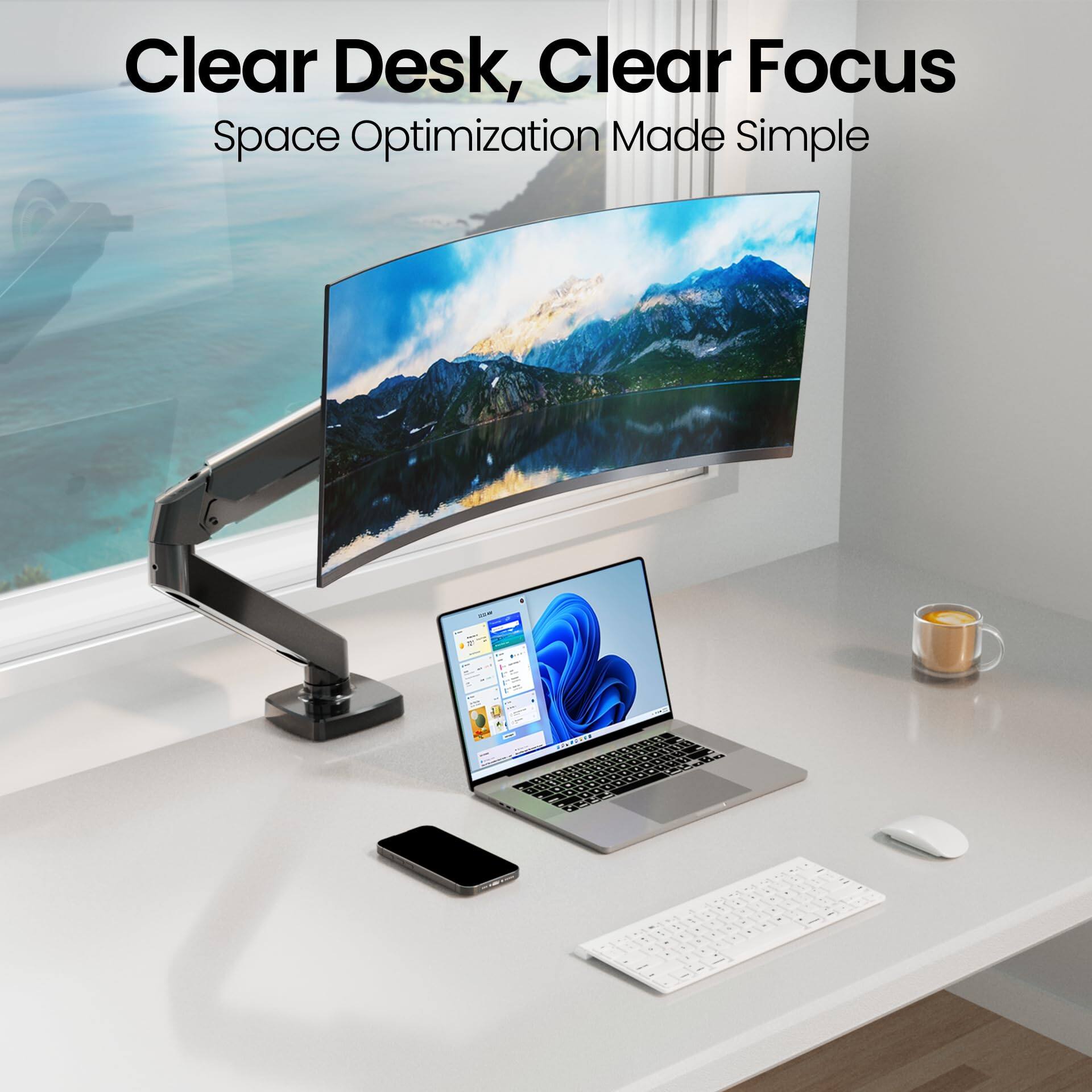 Clear Desk, Clear Focus  
Space Optimization Made Simple