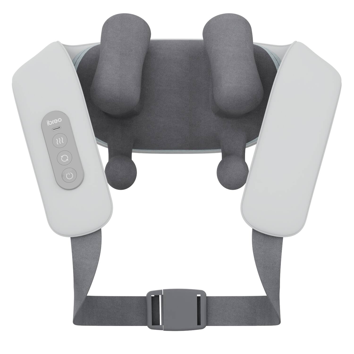 Back. iBreo - Neck and Shoulder Massager N5 mini S3 - Light Gray.