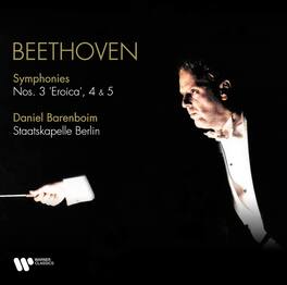 Daniel Barenboim - Beethoven: Symphonies Nos. 3 Eroica, 4 & 5 - VINYL LP