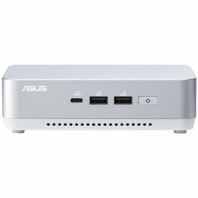 ASUS - NUC 14 Pro+ Barebone System - Mini PC - Core Ultra 7 14th Gen 155H - Intel Chip - 96 GB DDR5 SDRAM - White