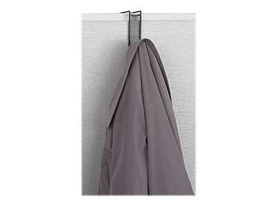 Alt View 1. Safco - Onyx Over-Panel Hook, Black, Metal - Black.