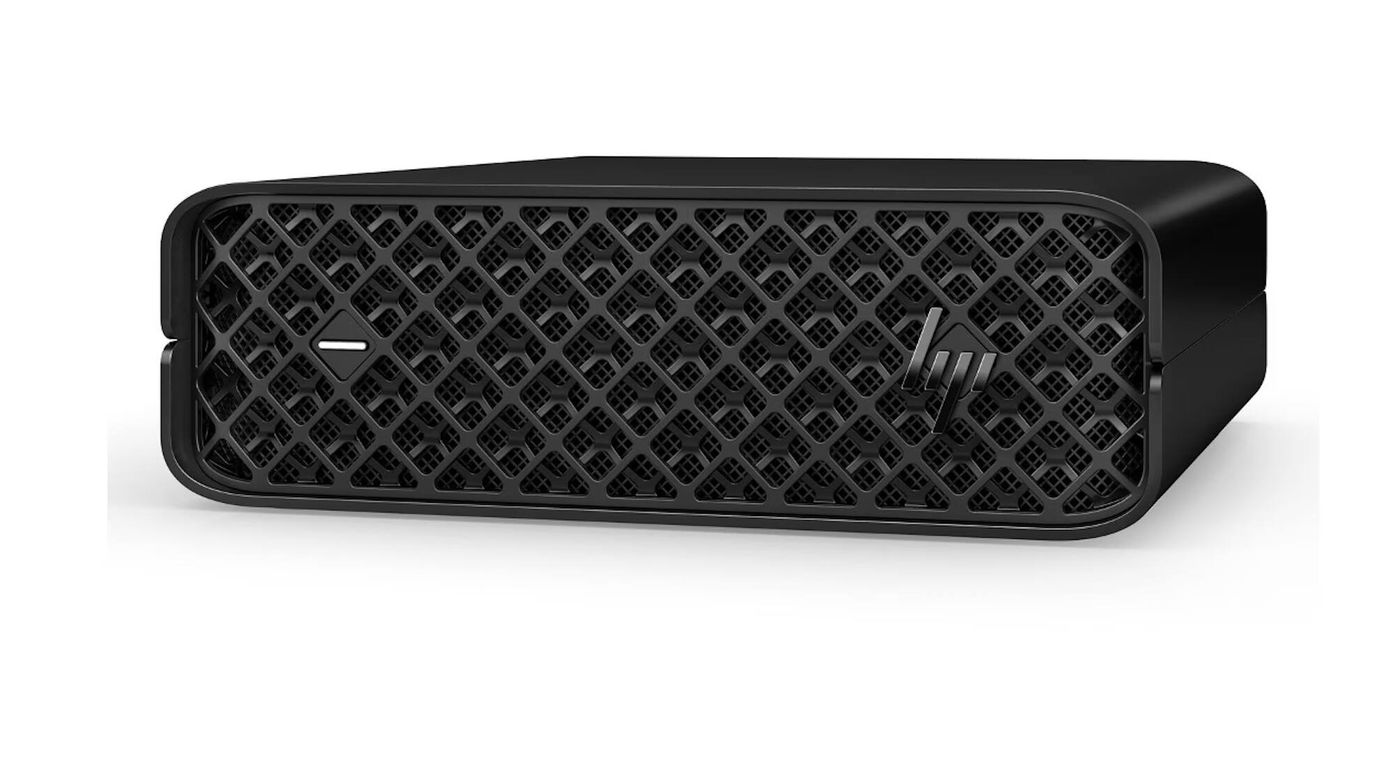 Alt View 9. HP - HP Z2 Mini Mini Desktop (Intel i9-14900K, 128GB DDR5, 2TB PCIe SSD, NVIDIA RTX A2000, Win 11 Pro) w/USB Hub - Black.