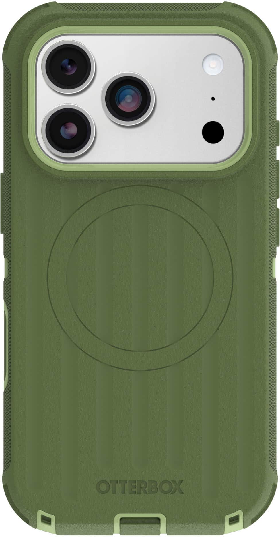 OtterBox - Defender Series Pro Hard Shell for Apple iPhone 18 Pro and Apple iPhone 17 Pro - Halfwise Green