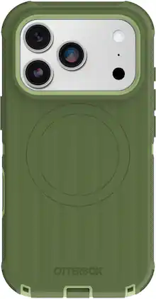 OtterBox - Defender Series Pro Hard Shell for Apple iPhone 18 Pro and Apple iPhone 17 Pro - Halfwise Green