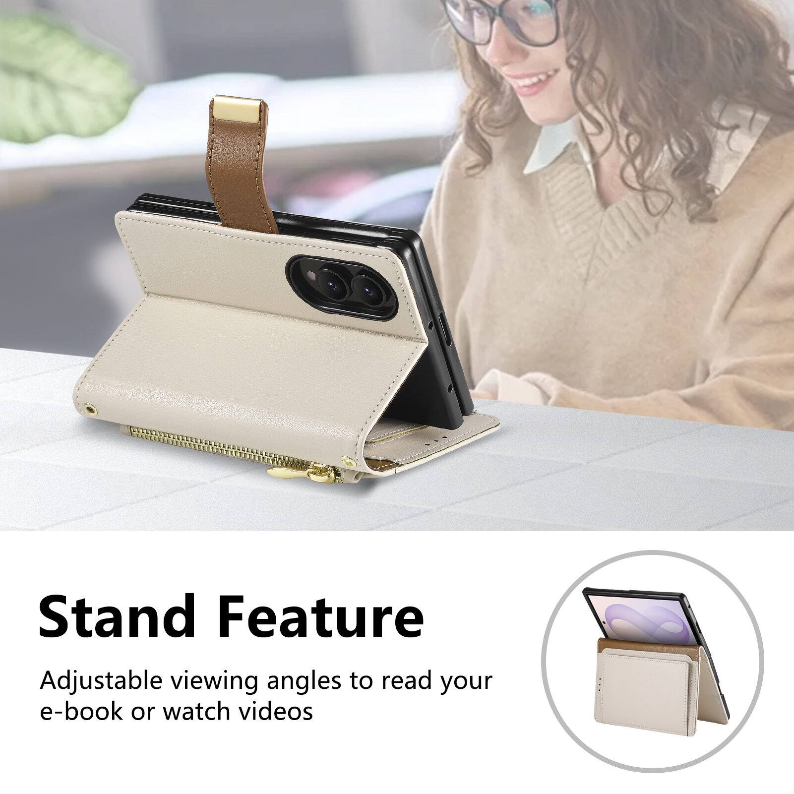 Stand Feature  
Adjustable viewing angles to read your e-book or watch videos
