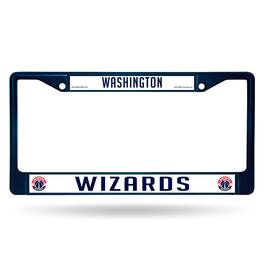 Rico Industries - Washington Wizards Chrome Metal (Blue Painted) License Plate Frame - Multi