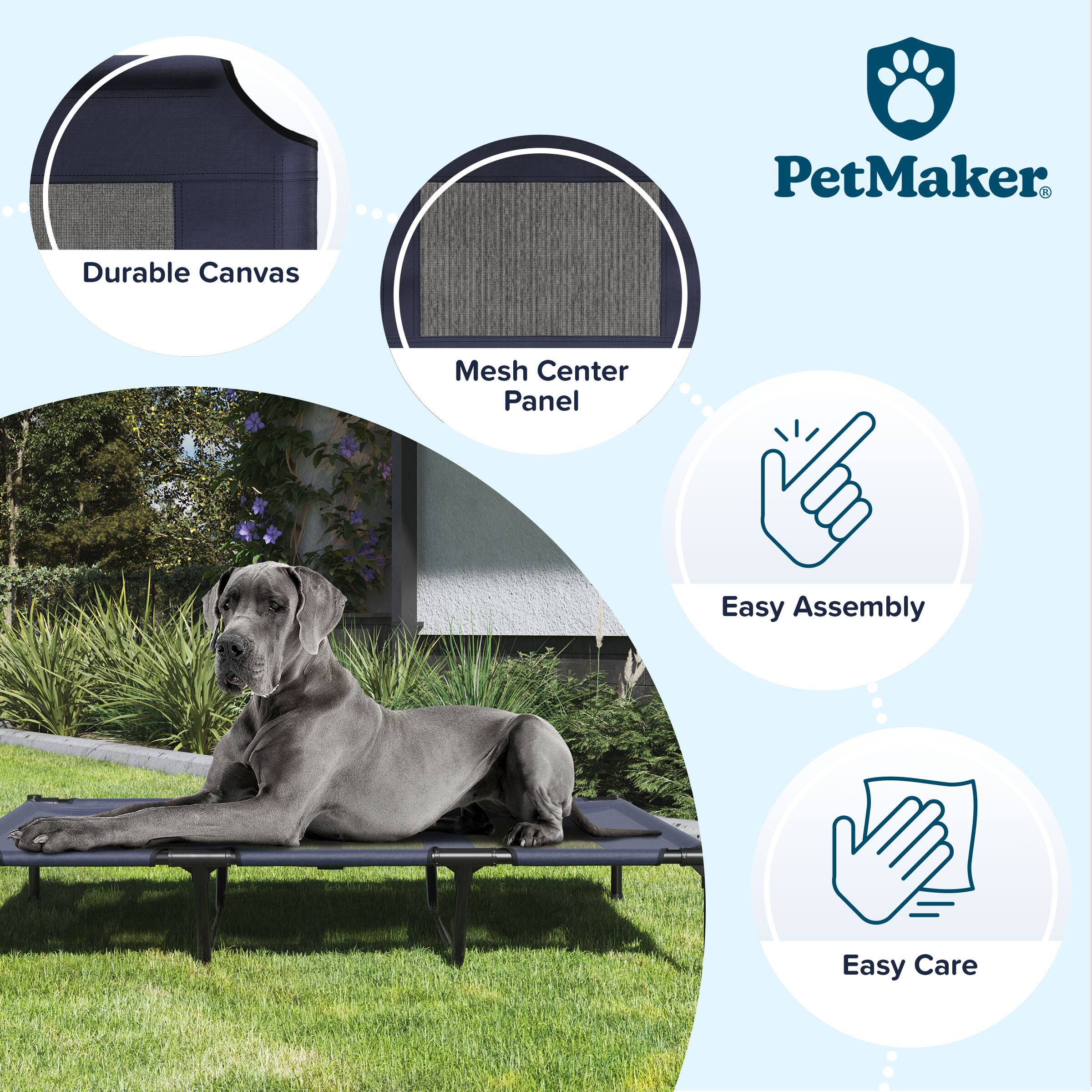 PetMaker Durable Canvas Mesh Center Panel Easy Assembly Easy Care