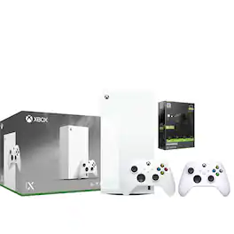 Xbox Series X 1TB Digital Console with Extra Controller and Battery Pack Bundle