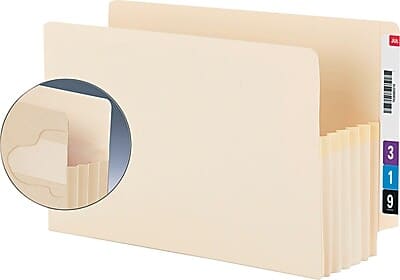 Smead - Smead® End Tab TUFF® Pockets, Letter, 10/Pack (75160) - Manila