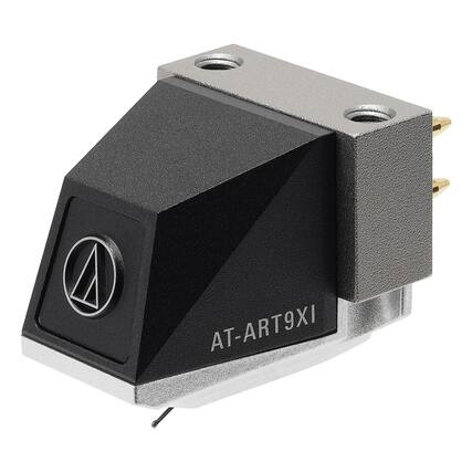Front. Audio-Technica - Audio-Technica AT-ART9XI Dual Moving Coil Cartridge - Black/Silver.