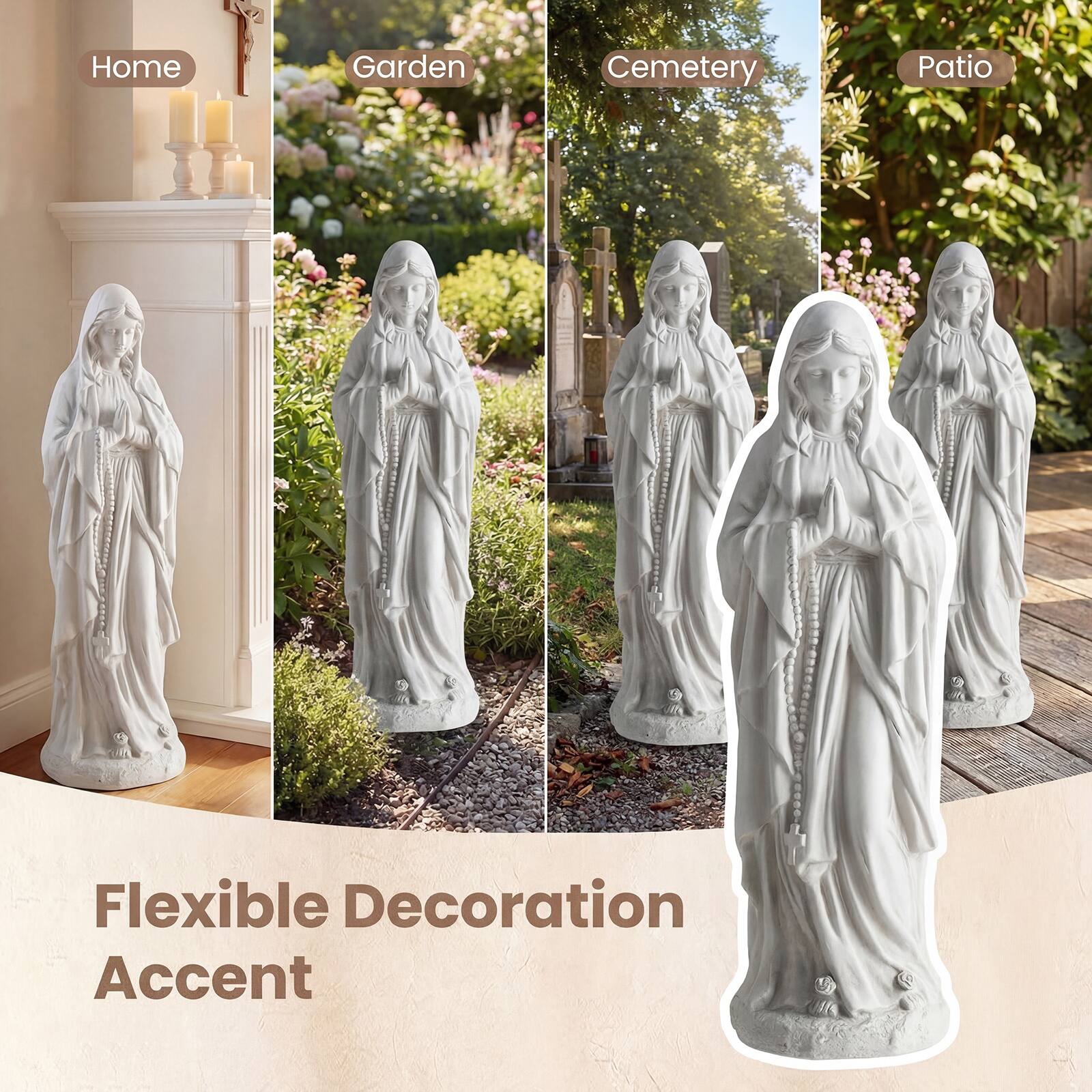 Home Garden Cemetery Patio Flexible Decoration Accent