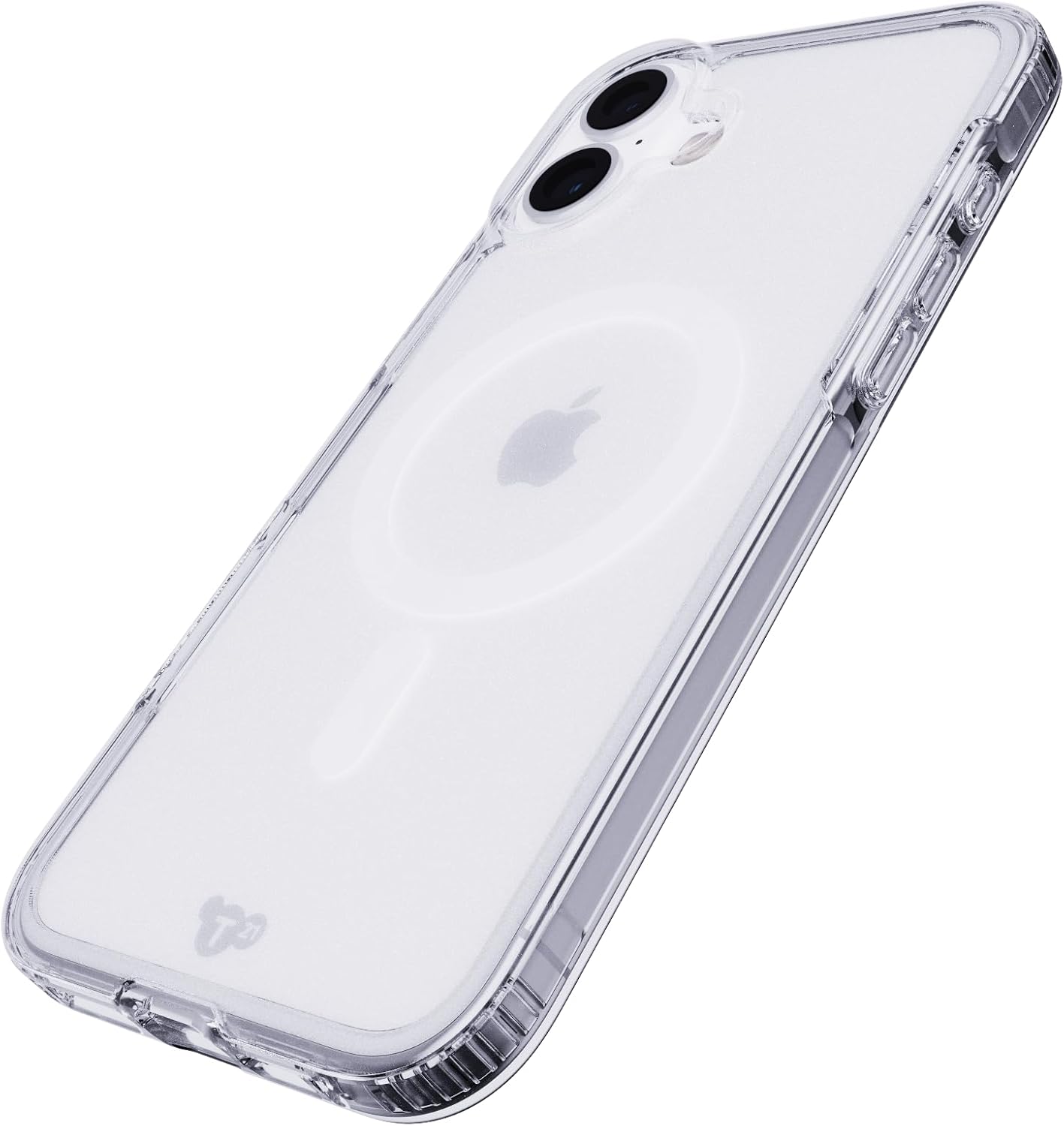 Left. Tech21 - Tech21 Evosparkle Bullt for  Magasafe Clear Case 2024 iphone plus - Clear.