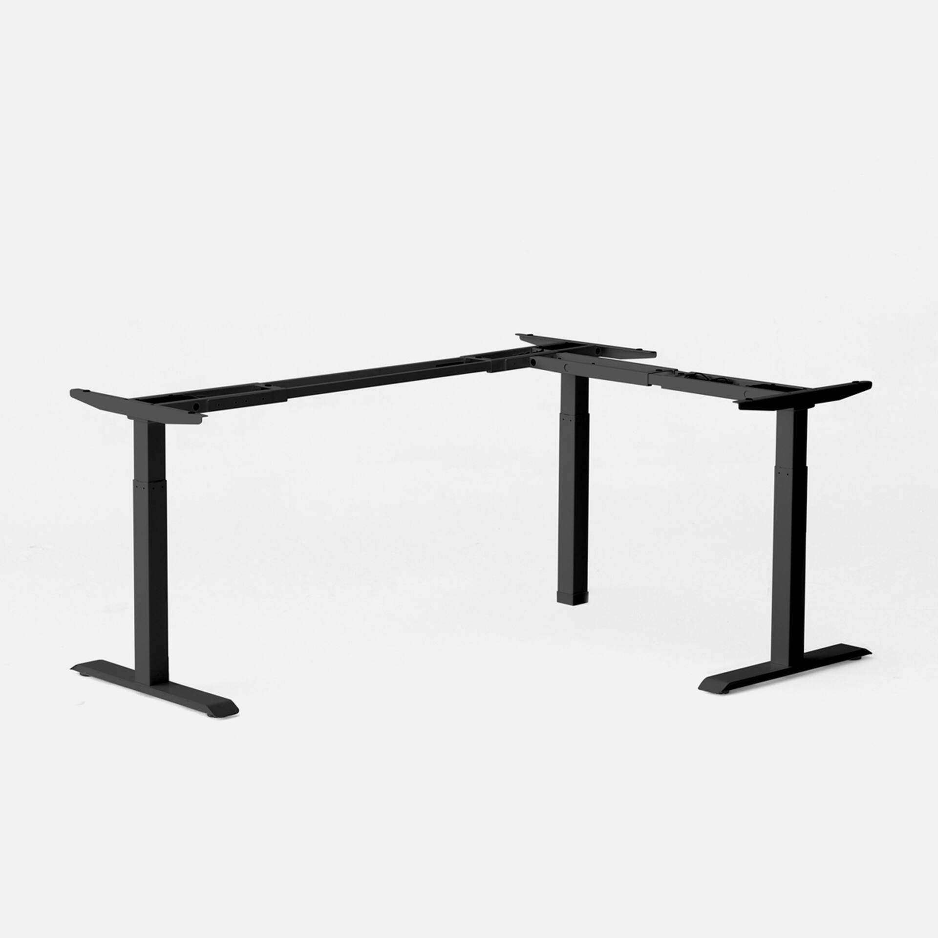 Left. Autonomous - Autonomous Desk 2 L-Shaped Standing Desk Triple Motor 77 x 64 - Black.