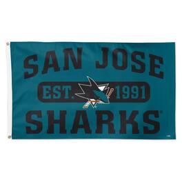 WinCraft - San Jose Sharks 3' x 5' Single-Sided Franchise Establishment Deluxe Flag - Multicolor