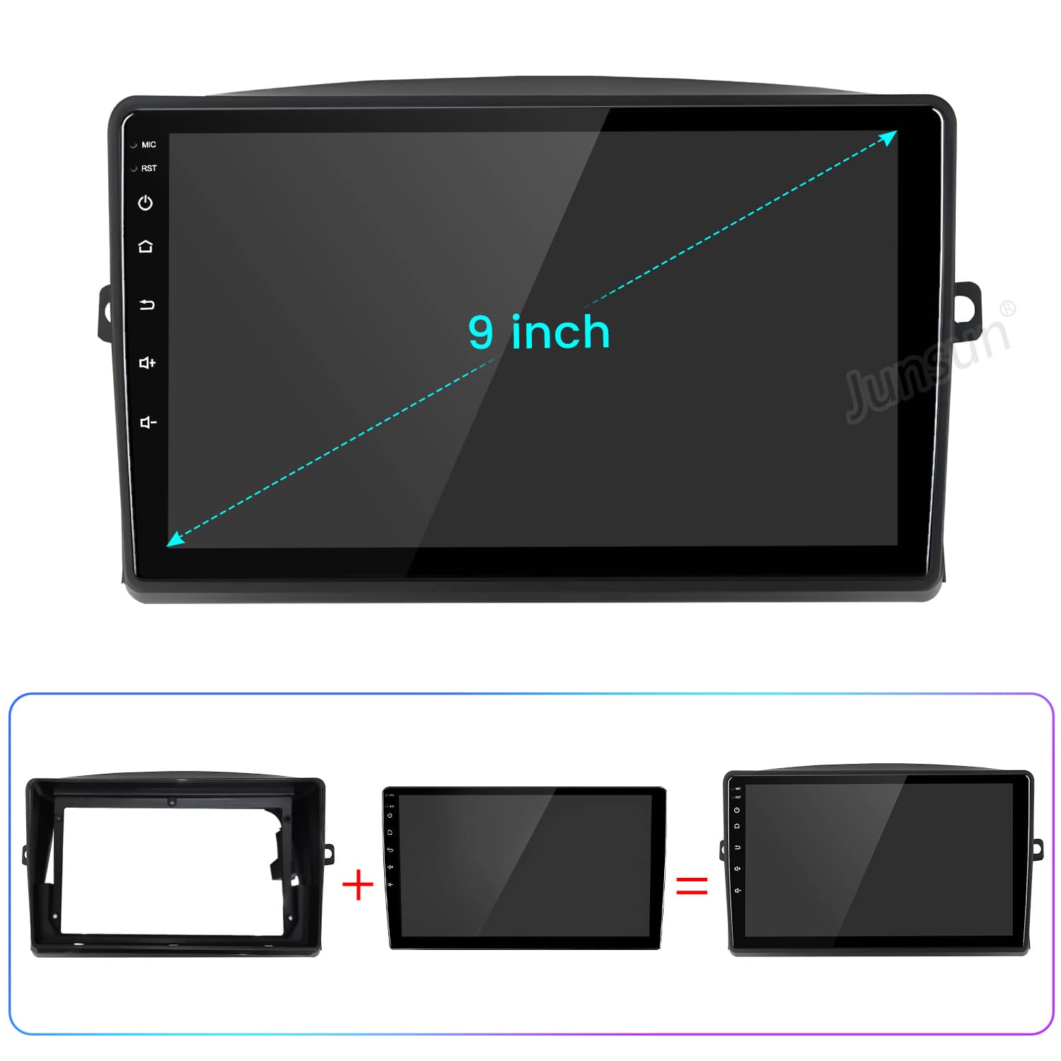 Junsun For Toyota Sienna 2004 2010 9 Inch 8 Core Android 15 4+64GB