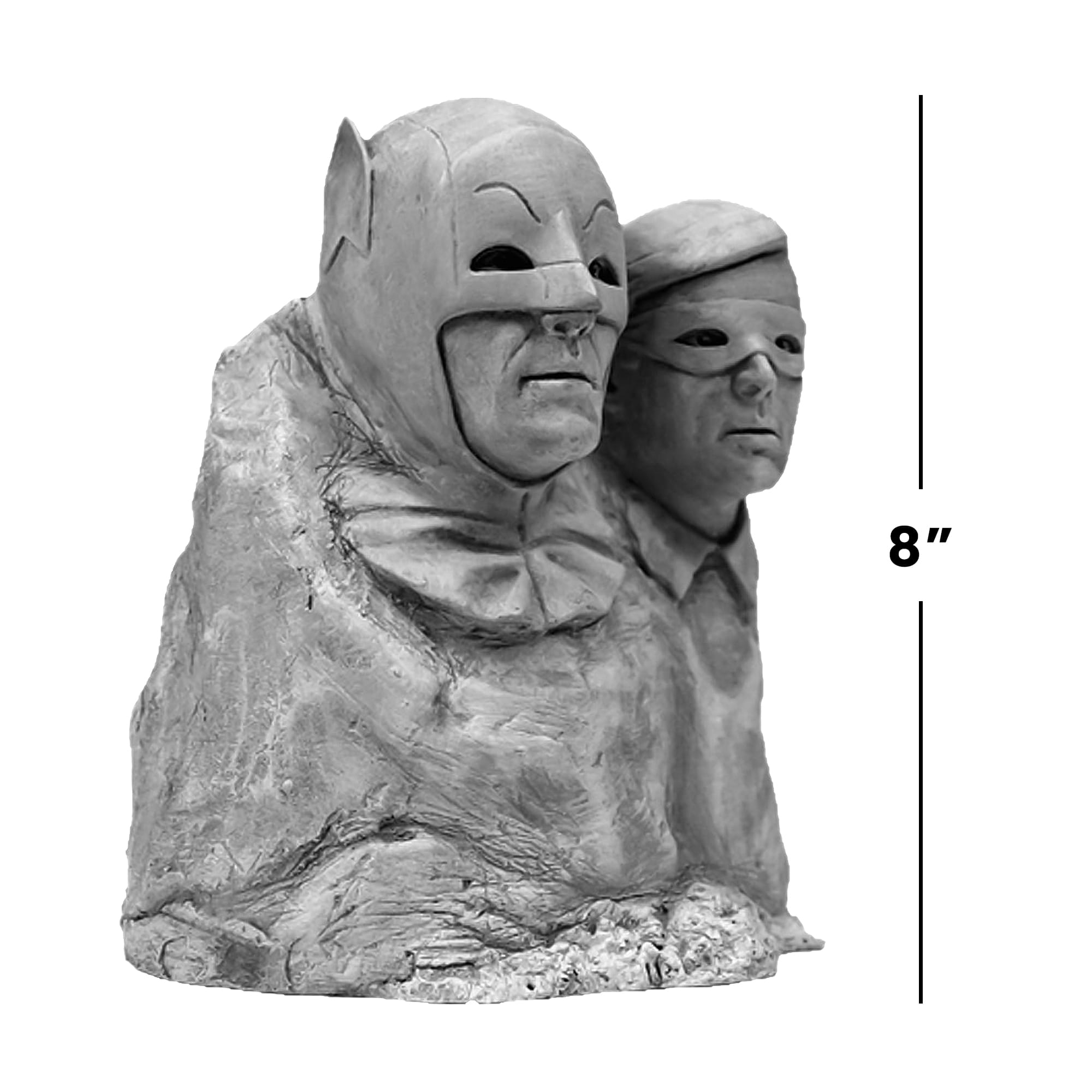 Alt View 5. DC Universe - DC Comics Batman 1966 Dynamic Duo Monolith Statue - Gray.