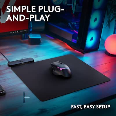 Logitech POWERPLAY 2 Gaming Mouse Pad with Wireless Charging Black Logitech POWERPLAY 2 Gaming Mouse Pad with Wireless Charging Black