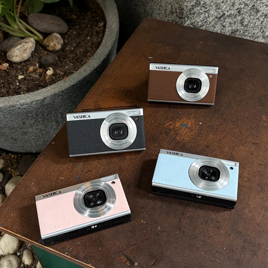 Camera Color Brown Yashica Tank Compact Digital Camera with Flip Display, Brown - Best Buy