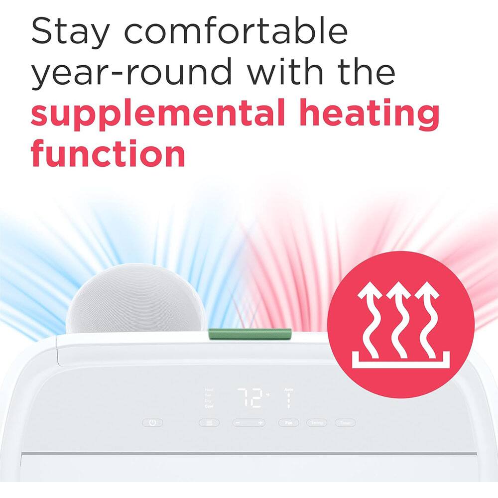 Stay comfortable year-round with the supplemental heating function
