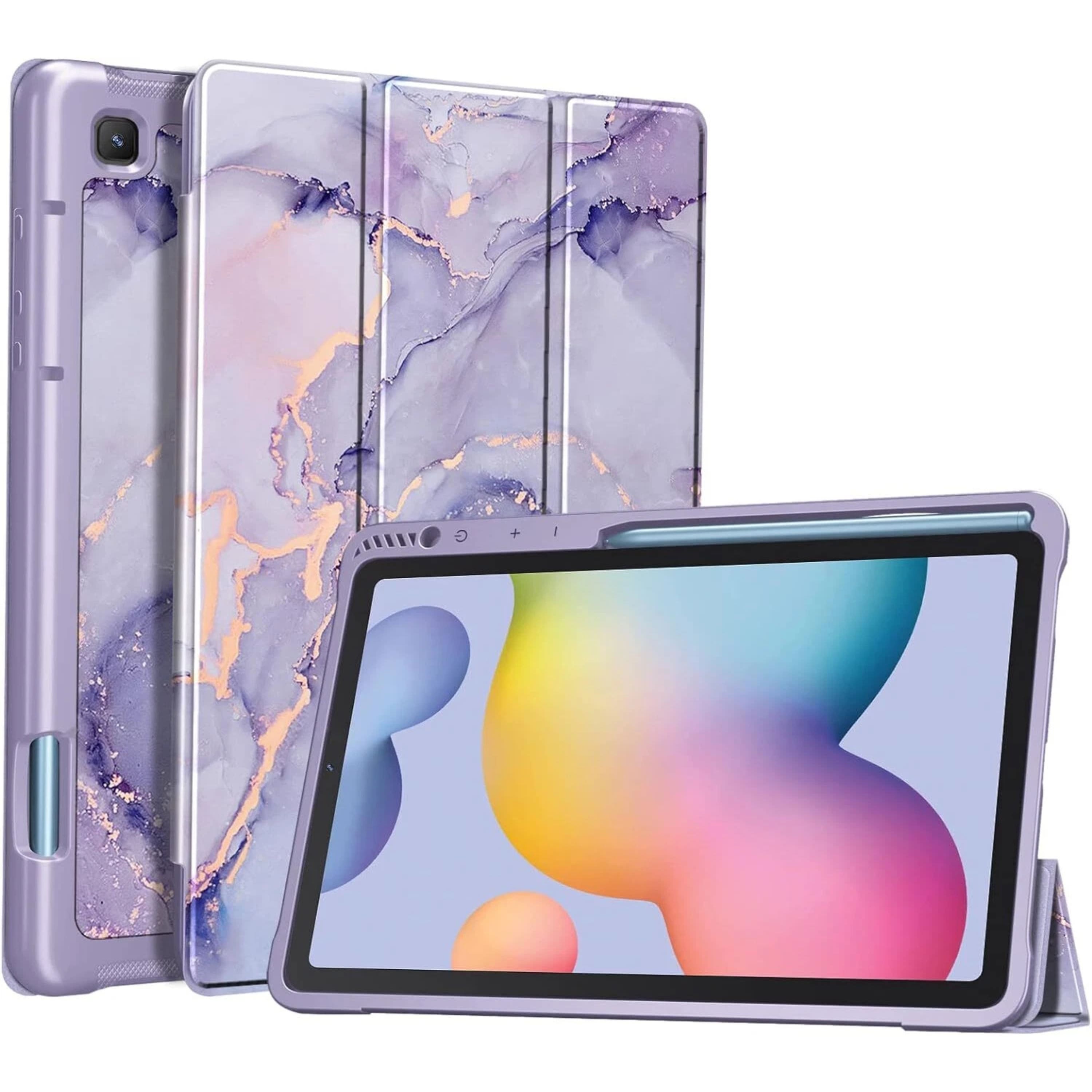 Kitcheniva - Lightweight TPU Case For Samsung Galaxy Tab S6 Lite 10.4 Inch - Lilac Marble