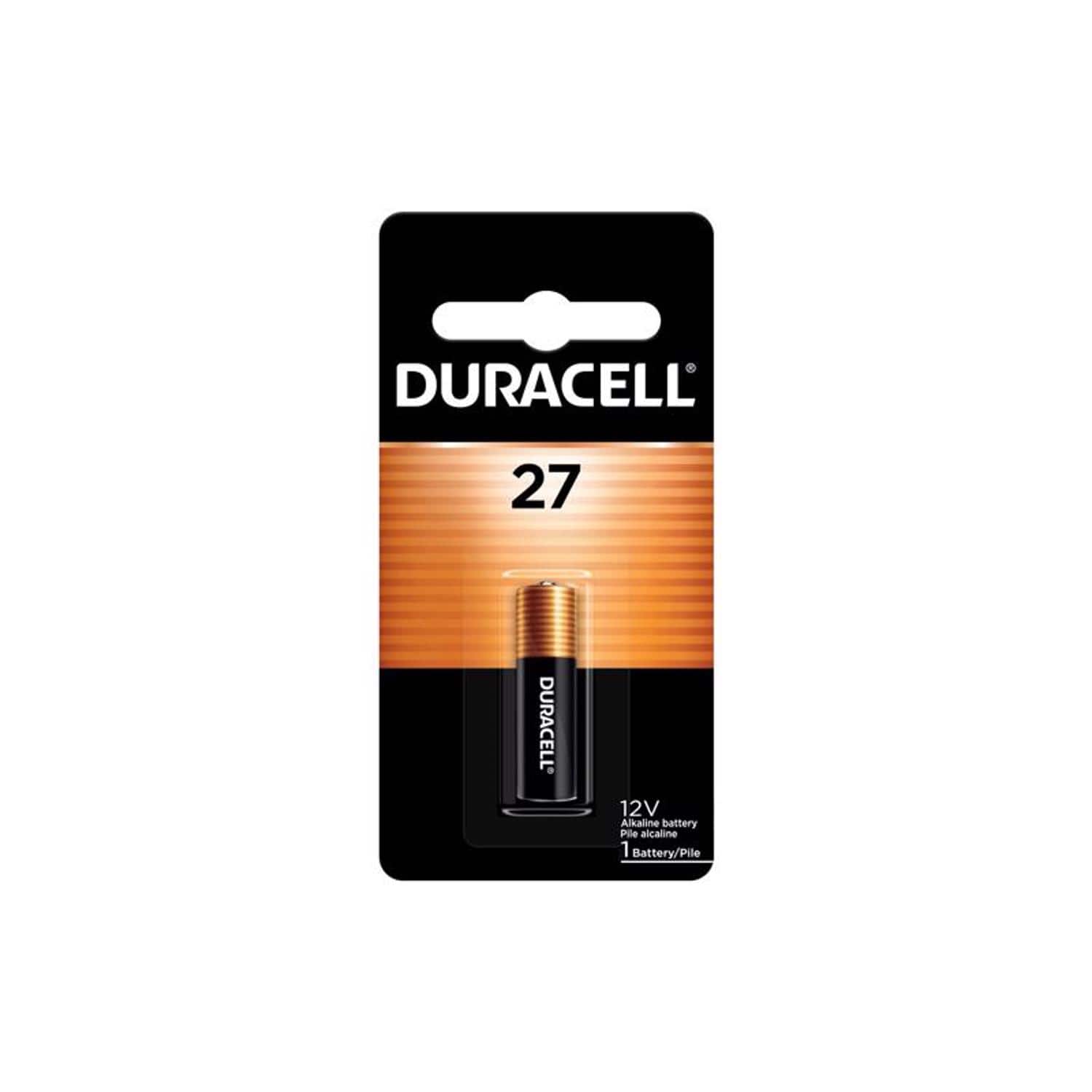 Duracell - Alkaline 27 12 V 20 mAh Security Battery 1 pk