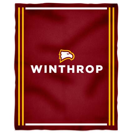 Front. Vive La Fete - Winthrop Eagles 36'' x 48'' Children's Mascot Plush Blanket - Multicolor.