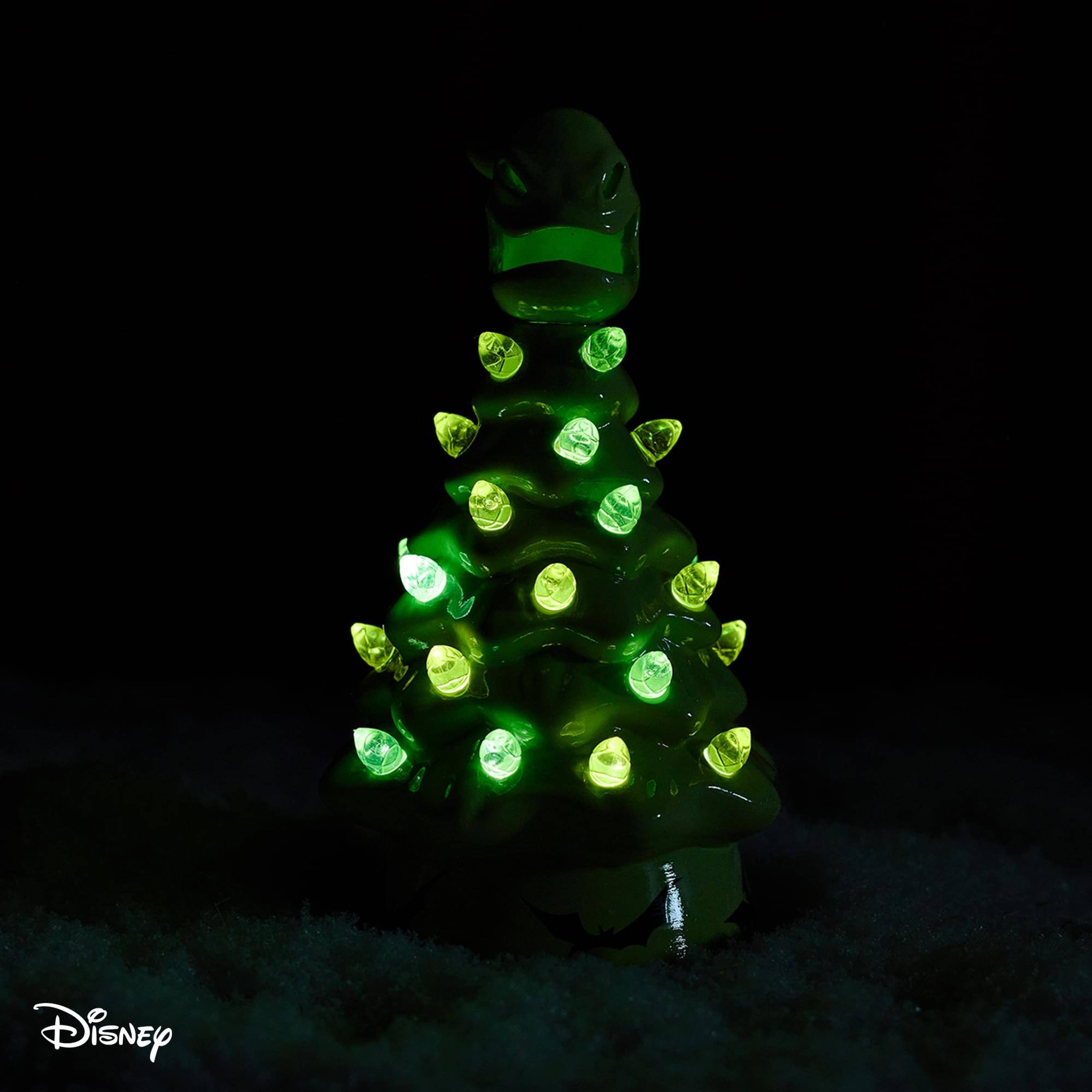 Alt View 2. Ukonic - Disney The Nightmare Before Christmas Oogie Light-Up Ceramic Christmas Tree - Green.