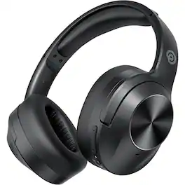 Schertz - Pro-Level Hybrid ANC Wireless Over-Ear Headphones, HD Sound, Deep Bass, Black