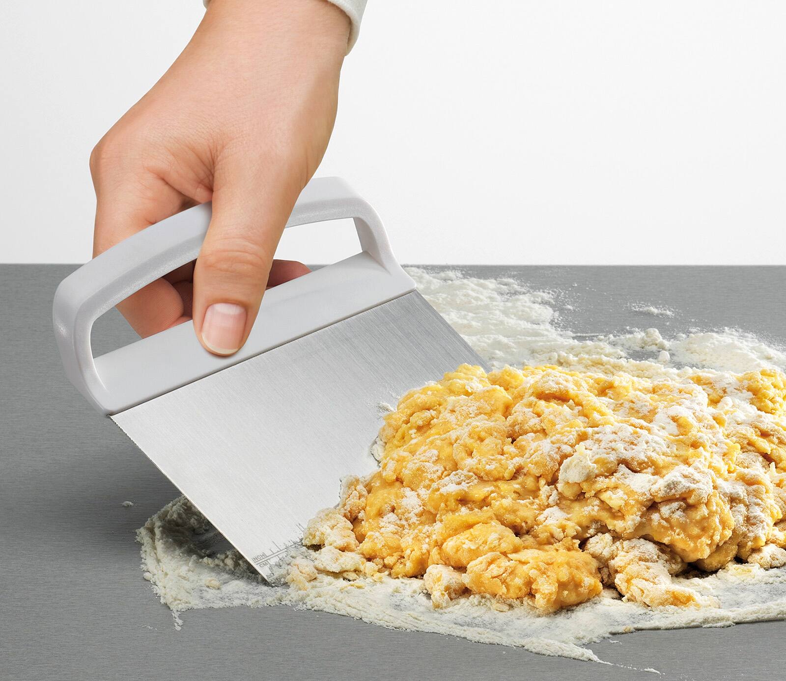 Alt View 2. Kuchenprofi - Scraper 3 Pc Set: Dough Cutter, Curved Edge And Flat Edge Scraper - Multicolored.