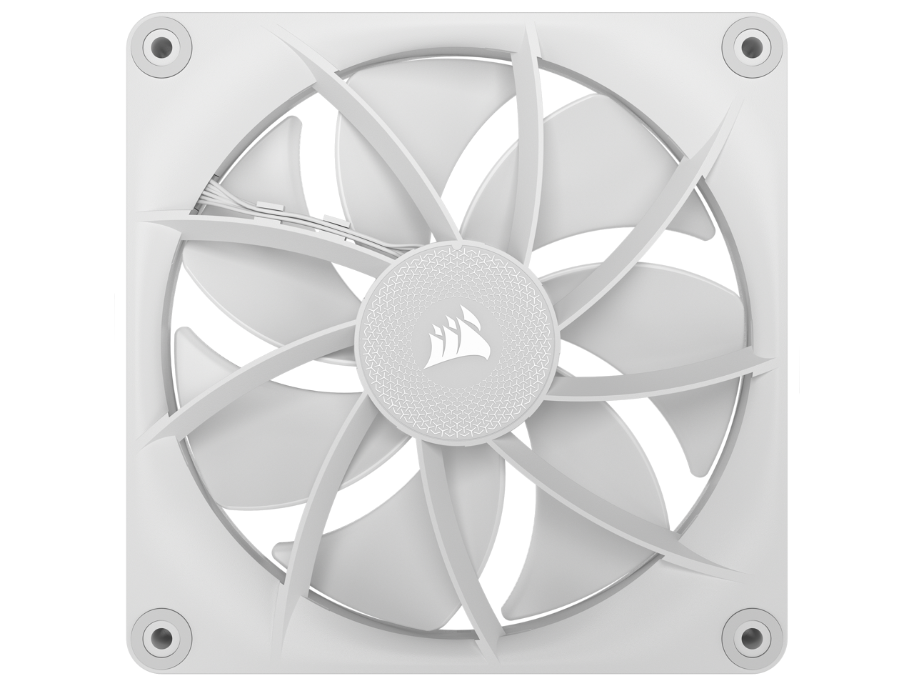 Alt View 8. CORSAIR - CORSAIR LX RGB Series, iCUE LINK LX140 RGB White, 140mm Fan, Single Pack - White.