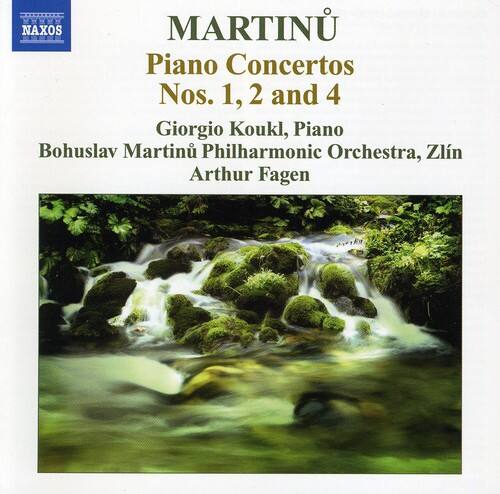 MARTINŮ  
Piano Concertos  
Nos. 1, 2 and 4  

Giorgio Koukl, Piano  
Bohuslav Martinů Philharmonic Orchestra, Zlín  
Arthur Fagen  

NAXOS
