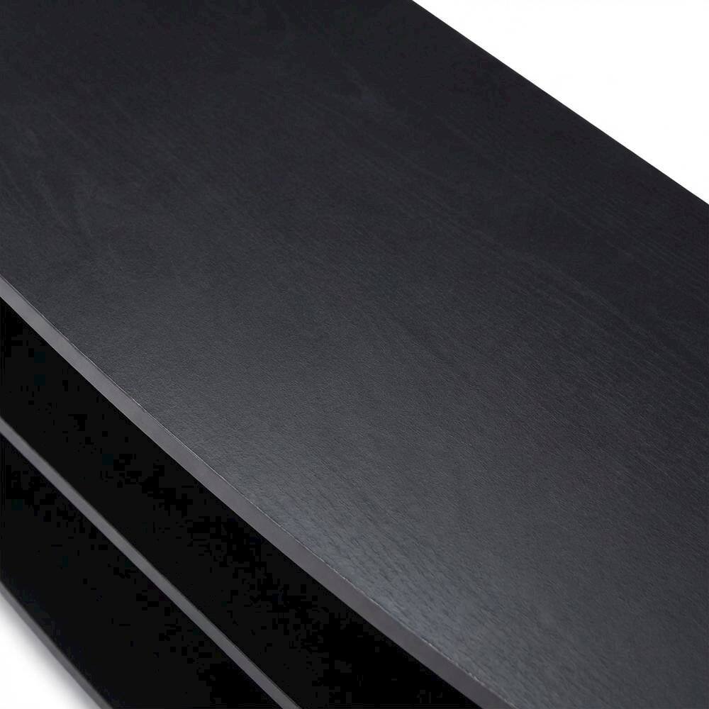 Alt View 1. FurniFact - Contemporary Large Entertainment Center for Up to 50-In TV with Storage - Black.