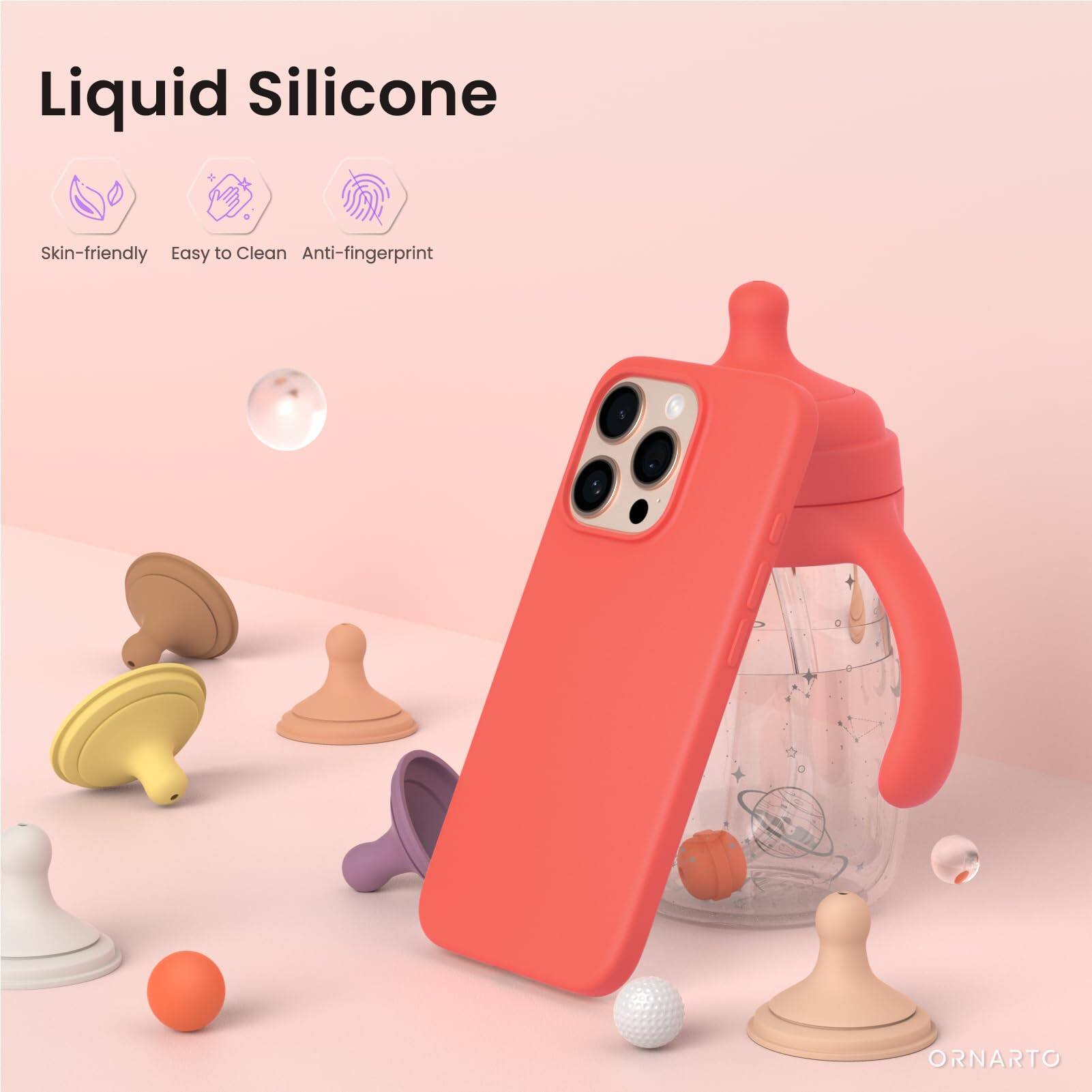 Liquid Silicone Skin-friendly Easy to Clean Anti-fingerprint ORNARTO