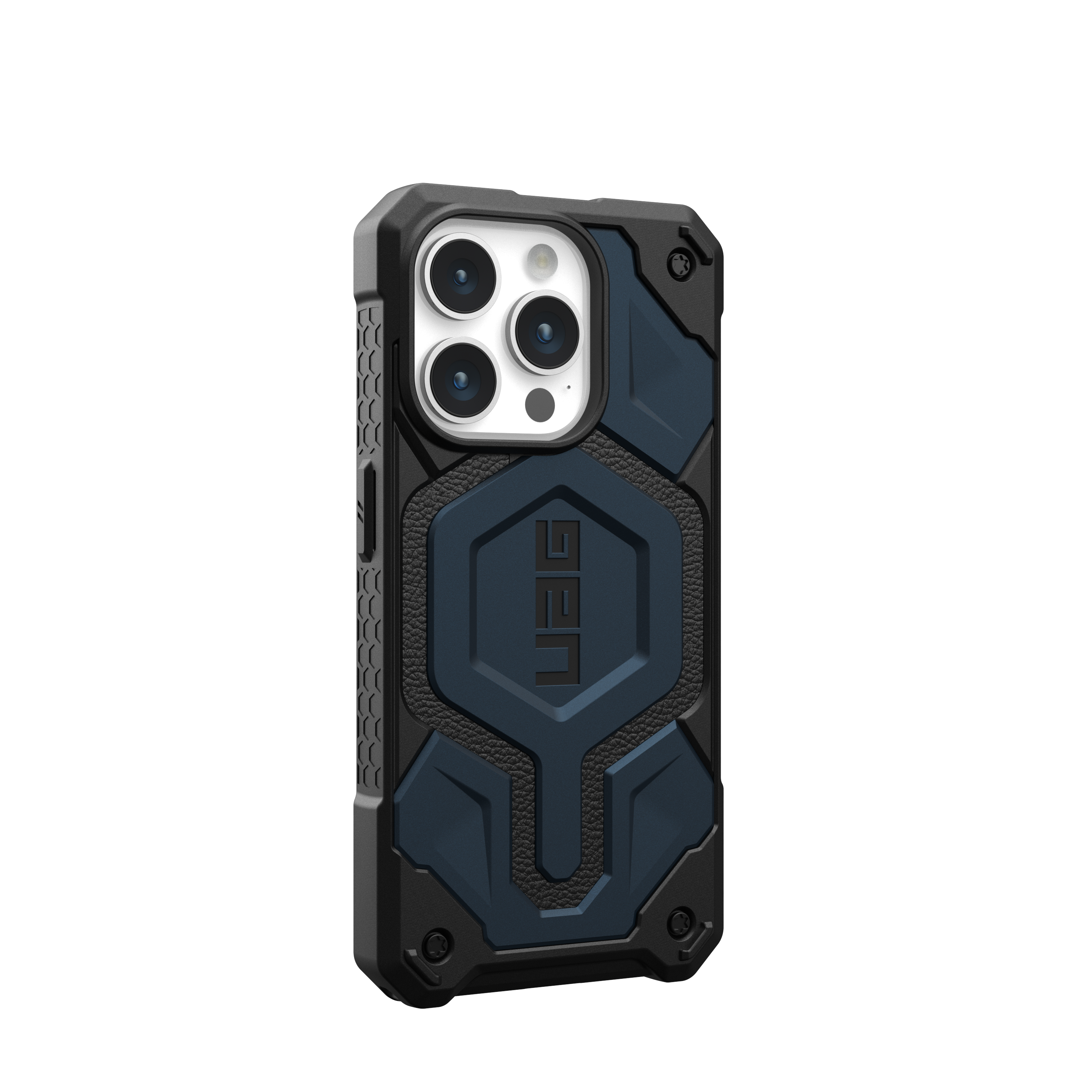 Back. UAG - Monarch Pro Series Case with Magsafe for Apple iPhone 15 Pro - Mallard.