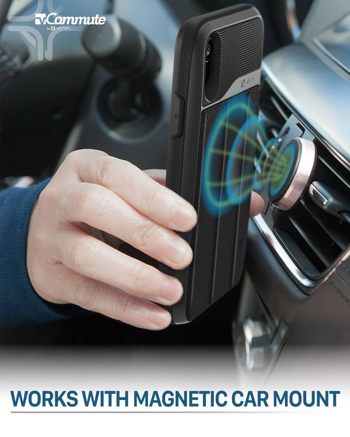 WORKS WITH MAGNETIC CAR MOUNT
Lco Commute by VENA