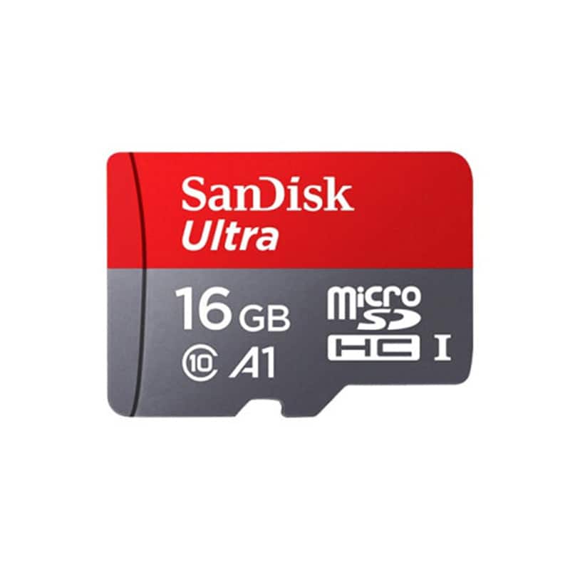 SanDisk - 16GB High-Speed microSDHC Card – Reliable Storage for Phones, Cameras & Devices