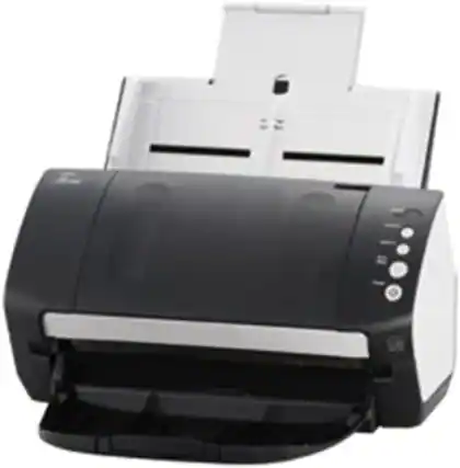 Front. Ricoh - Fujitsu FI-7140 Document Scanner, PA03670-B101 - Black.