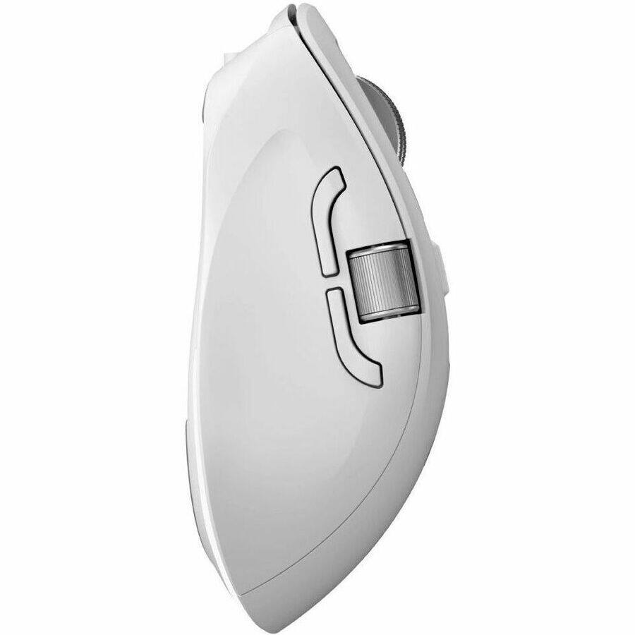 Alt View 4. Alogic - Alogic APEX Wireless Performance Mouse - Wireless - Bluetooth/Radio Frequency - 2.40 GHz - Rechargeable - White - Scroll - White.