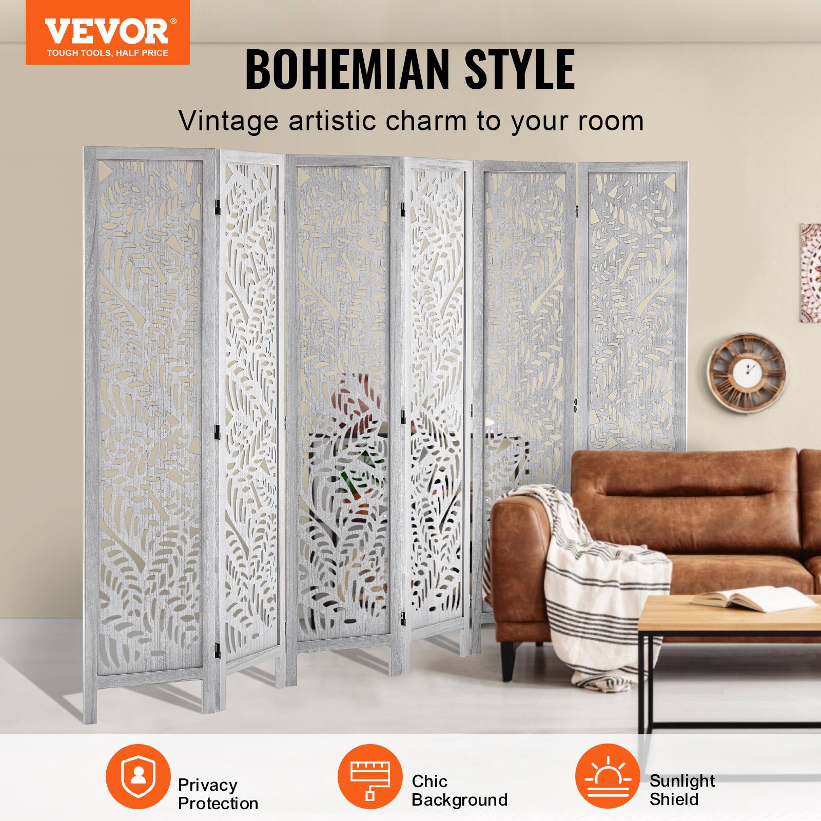 VEVOR TOUGH TOOLS. HALF PRICE

BOHEMIAN STYLE

Vintage artistic charm to your room

Privacy Protection

Chic Background

Sunlight Shield