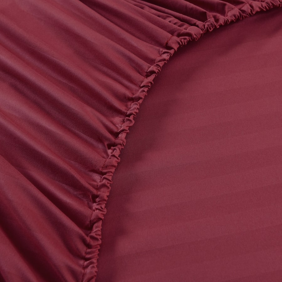 Deep Soft Touch MarCielo 4 Pieces Soft Striped Bed Sheets with 18 inches Deep Pocket ...