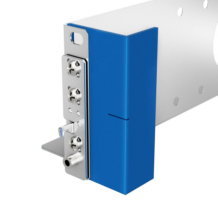 Front. RackSolutions - RackSolutions 2U Slam Latch Adapter Bracket, 2-Pack, Compatible with 2U Universal Rails - Metallic.