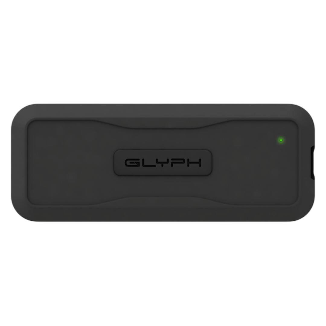 Back. Glyph - Glyph Atom EV NVMe 8TB Black Solid state Drive with 1000 MBPS Transfer Speed.