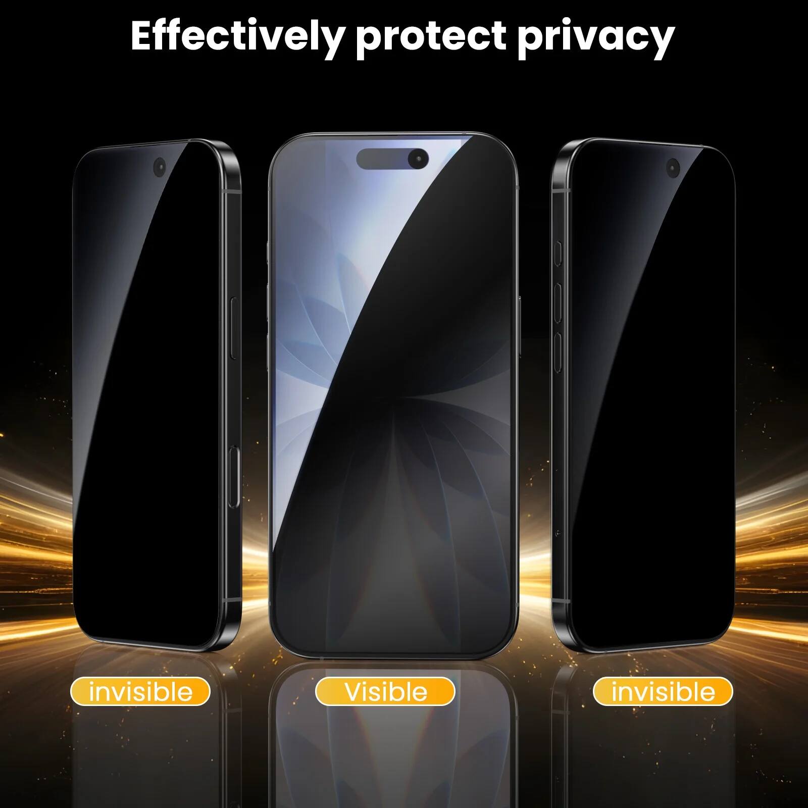 Effectively protect privacy

invisible  
Visible  
invisible