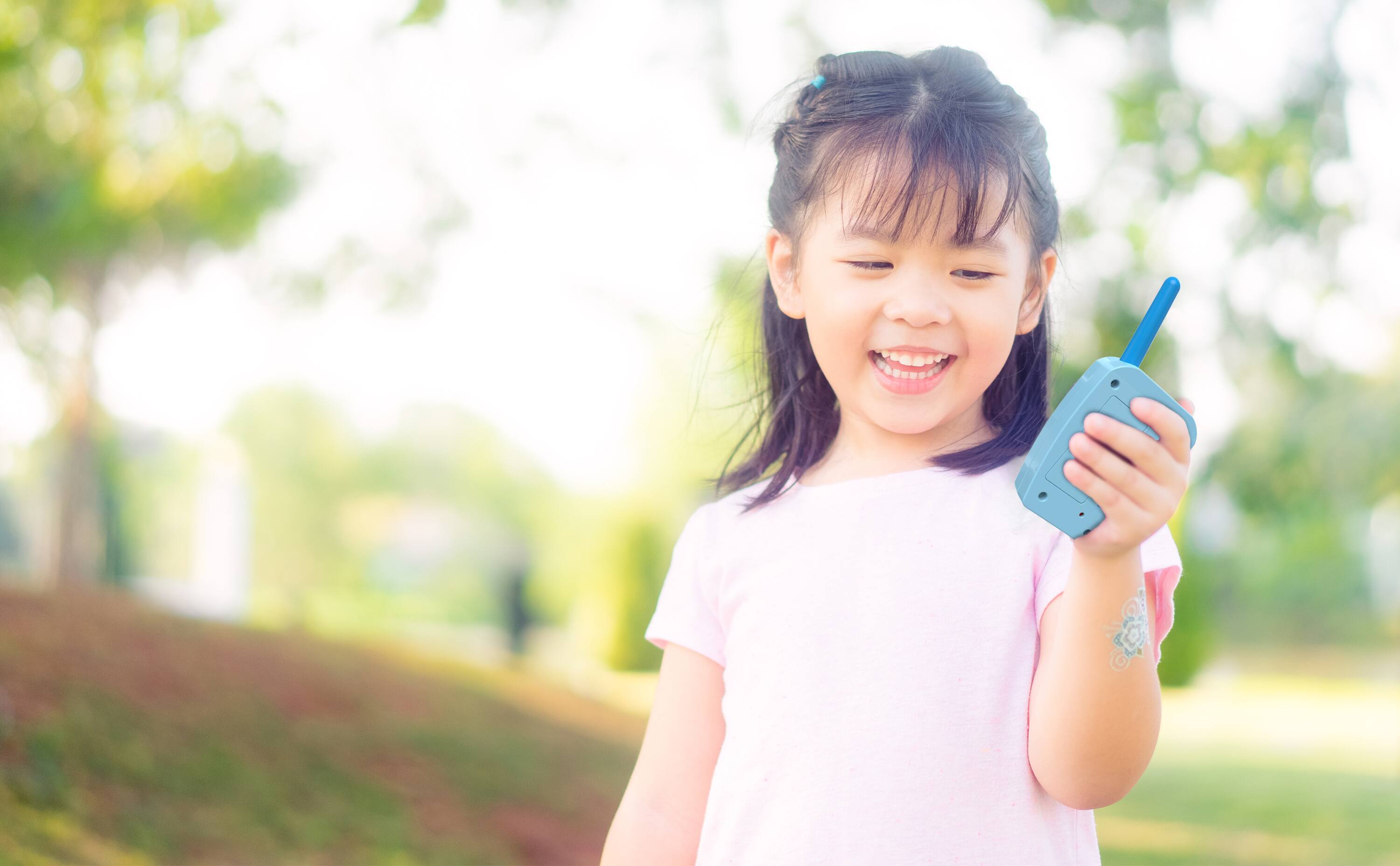 Angle. eKids - eKids Disney Stitch Walkie Talkies for Kids, Two Way Radios for Indoor or Outdoor Games - Blue.