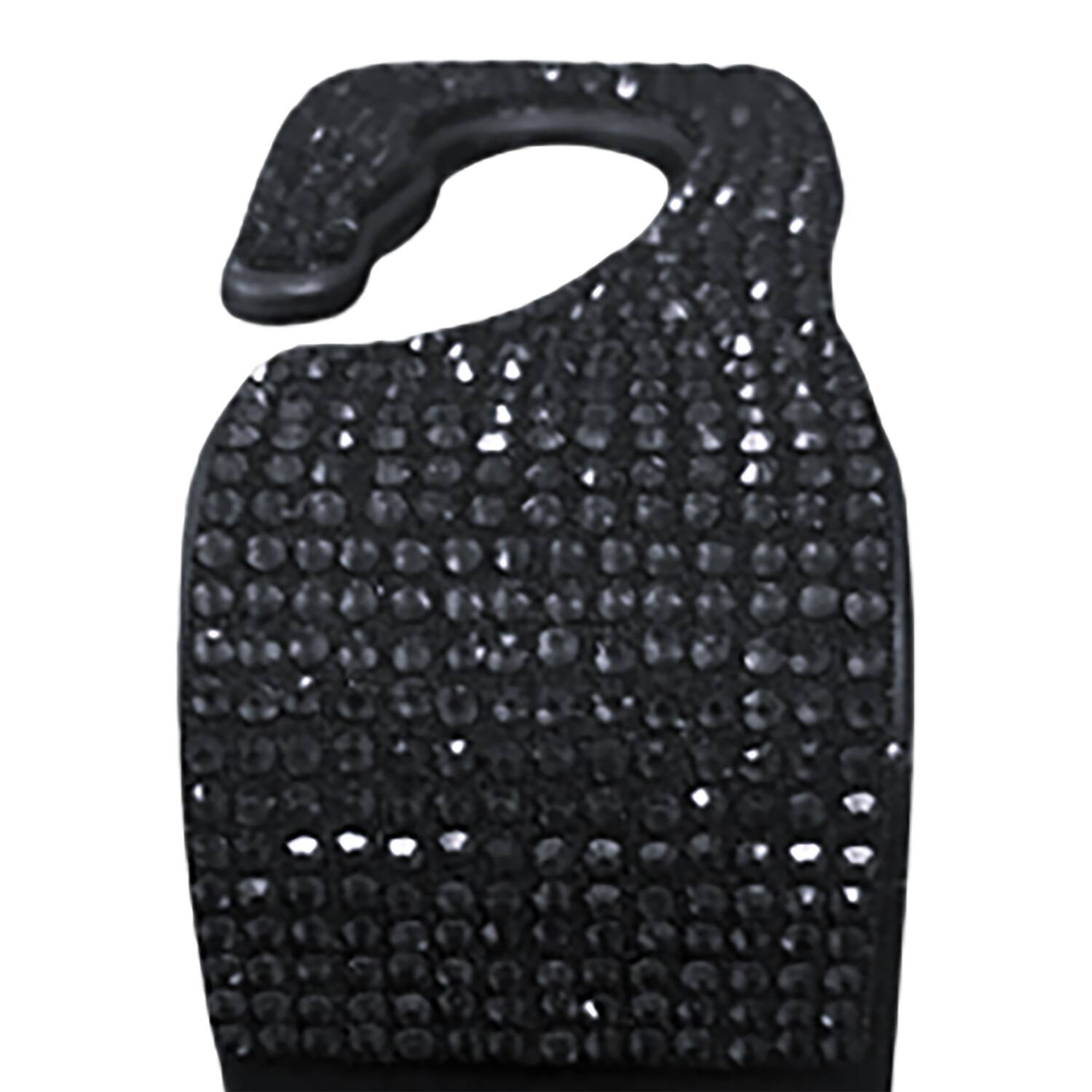 Angle. MAXSA Innovations - Maxsa Innovations 25566-2pk Car Headrest Bling Hooks, 4 Count, Black - black.