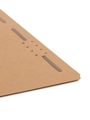 Alt View 5. Smead - Heavy Duty Reinforced Kraft Classification Folder, 3/4" Expansion, Letter Size, Kraft, 50/Box  - Kraft.