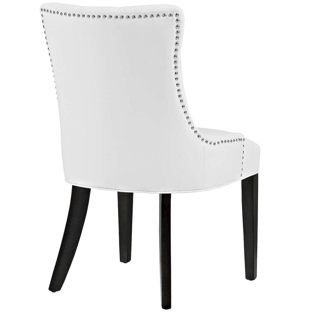 Alt View 3. Modway - Regent Vinyl Dining Side Chair Set of 2 - White.
