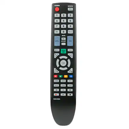 POWER SOURCE 1 2 3 4 5 6 7 8 9 0 PRE-CH MUTE VOL CH LIST CH MEDIAP TOOLS MENU un A HOMI INPO RETURN EXIT A 8 C D 5 S.MODE PMODE MTS FAVCH PZ SLEEP BNS0-01009A