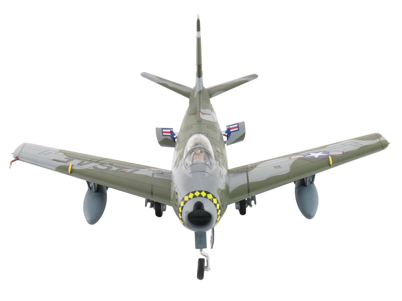 Alt View 2. Hobby Master - North American F-86F Sabre Fighter Aircraft "West Germany" (1955) US Air Forces in Europe 1/72 Model by Hobby Master.